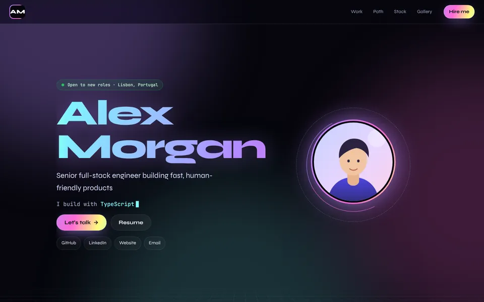Neon Holo theme
